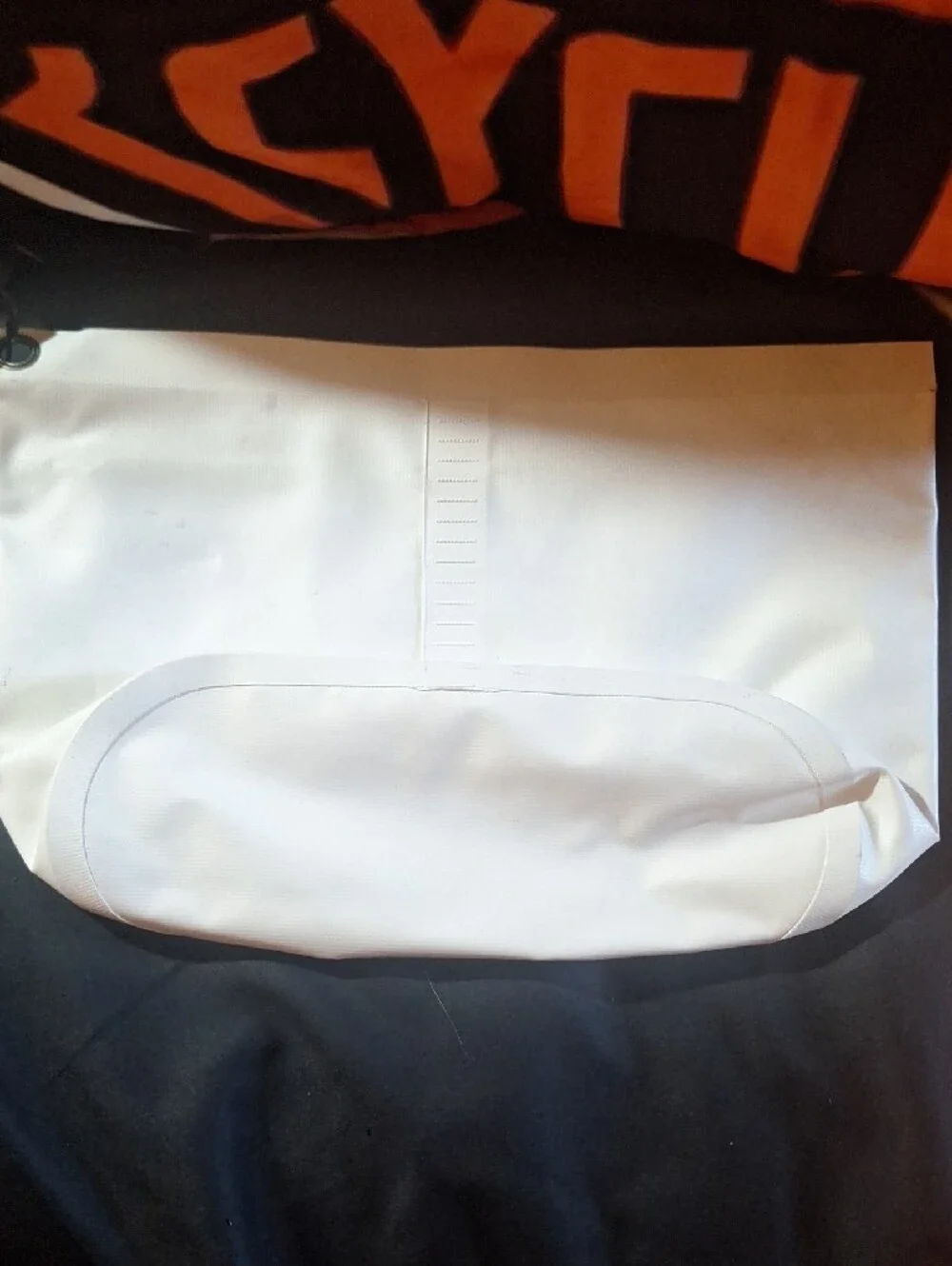 Harley-Davidson White and Black Canvas Bag with Logo
